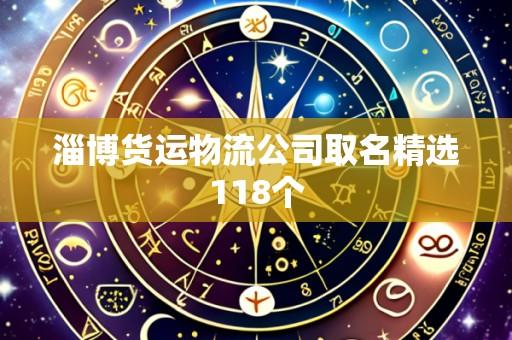 淄博货运物流公司取名精选118个