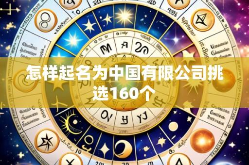 怎样起名为中国有限公司挑选160个